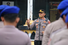 Pimpin Apel Pagi, Kapolres Pandeglang : Program Quick Wins Presisi Harus Benar-Benar Diterapkan